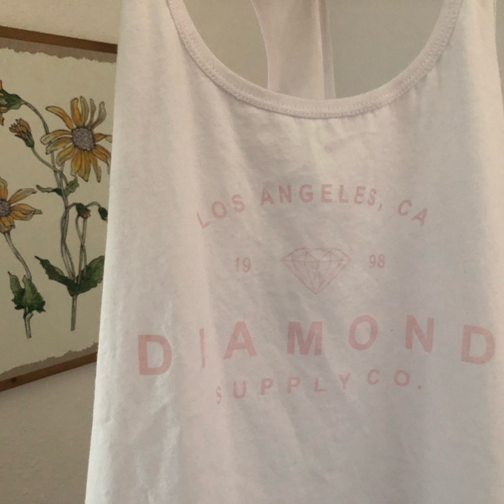 DIAMOND racer back tank top